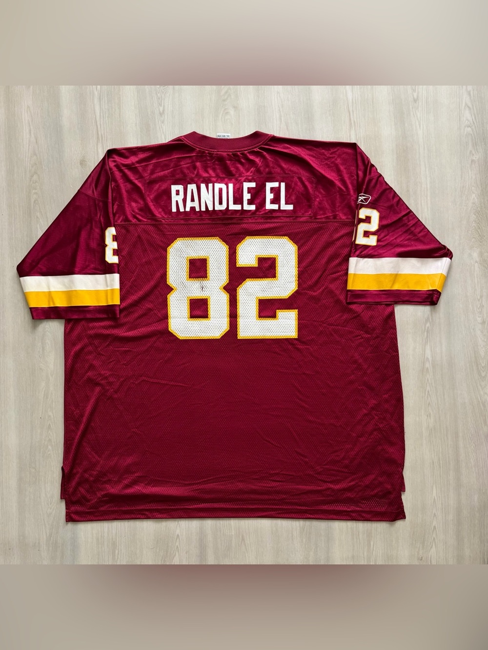 Vintage Reebok NFL Players Washington Redskins Randle El #82 Jersey 4XL